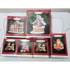 Bundle Of 6 Hallmark Keepsake Special Edition Christmas Ornaments